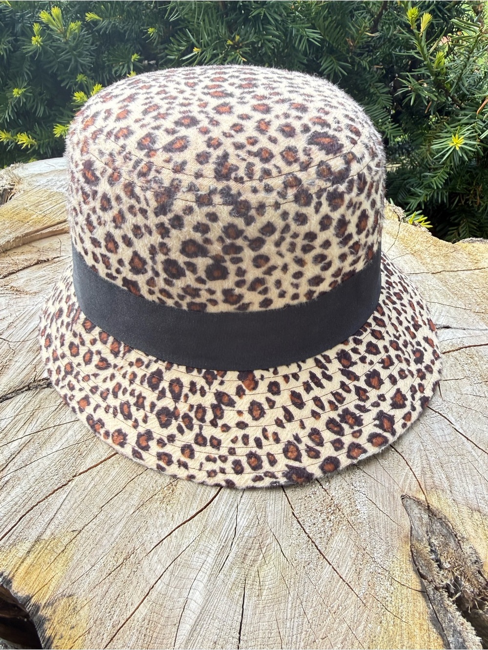 Scala Pronto Polyester Leopard Print Hat